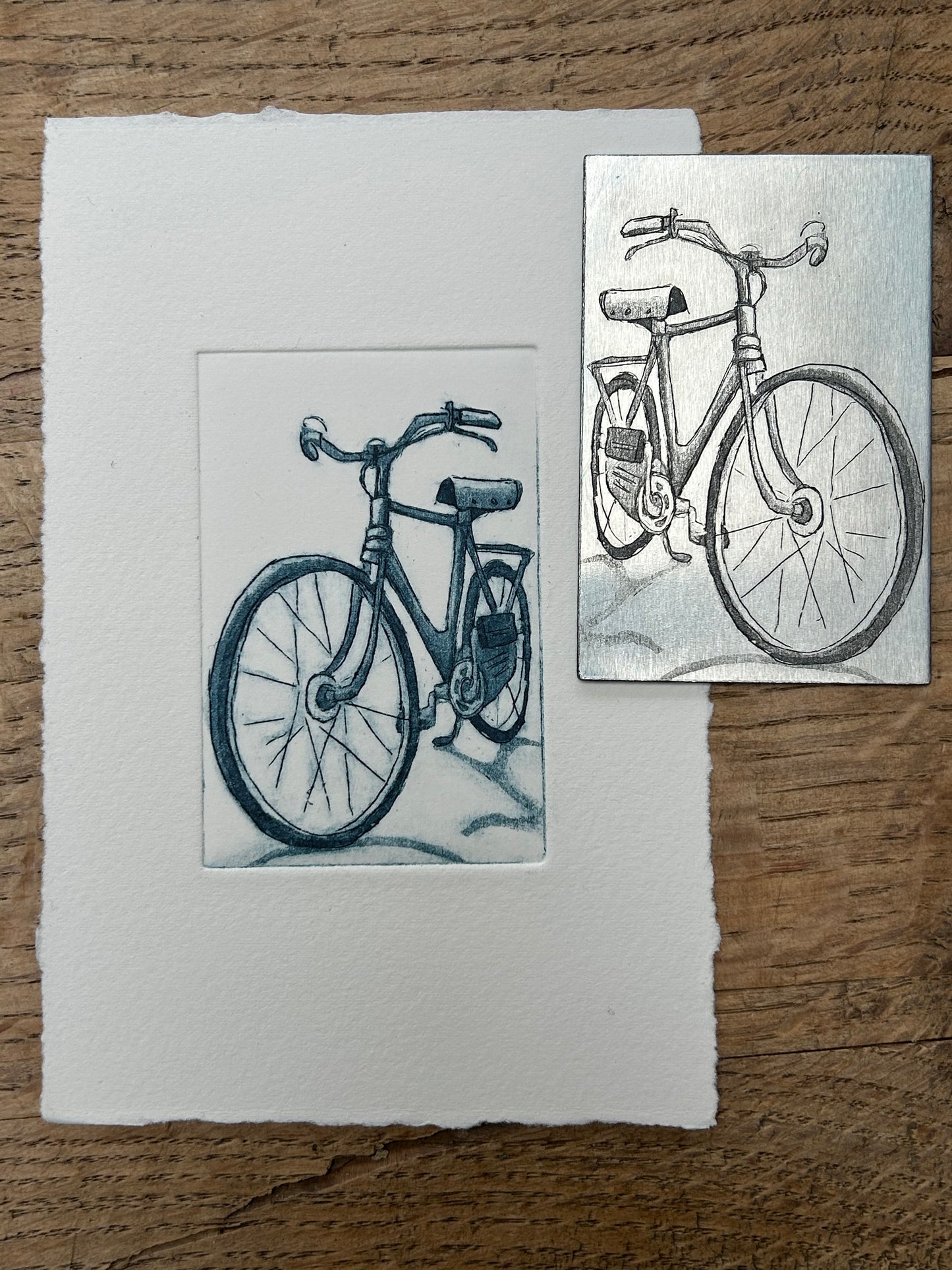 Bicycle mini-print