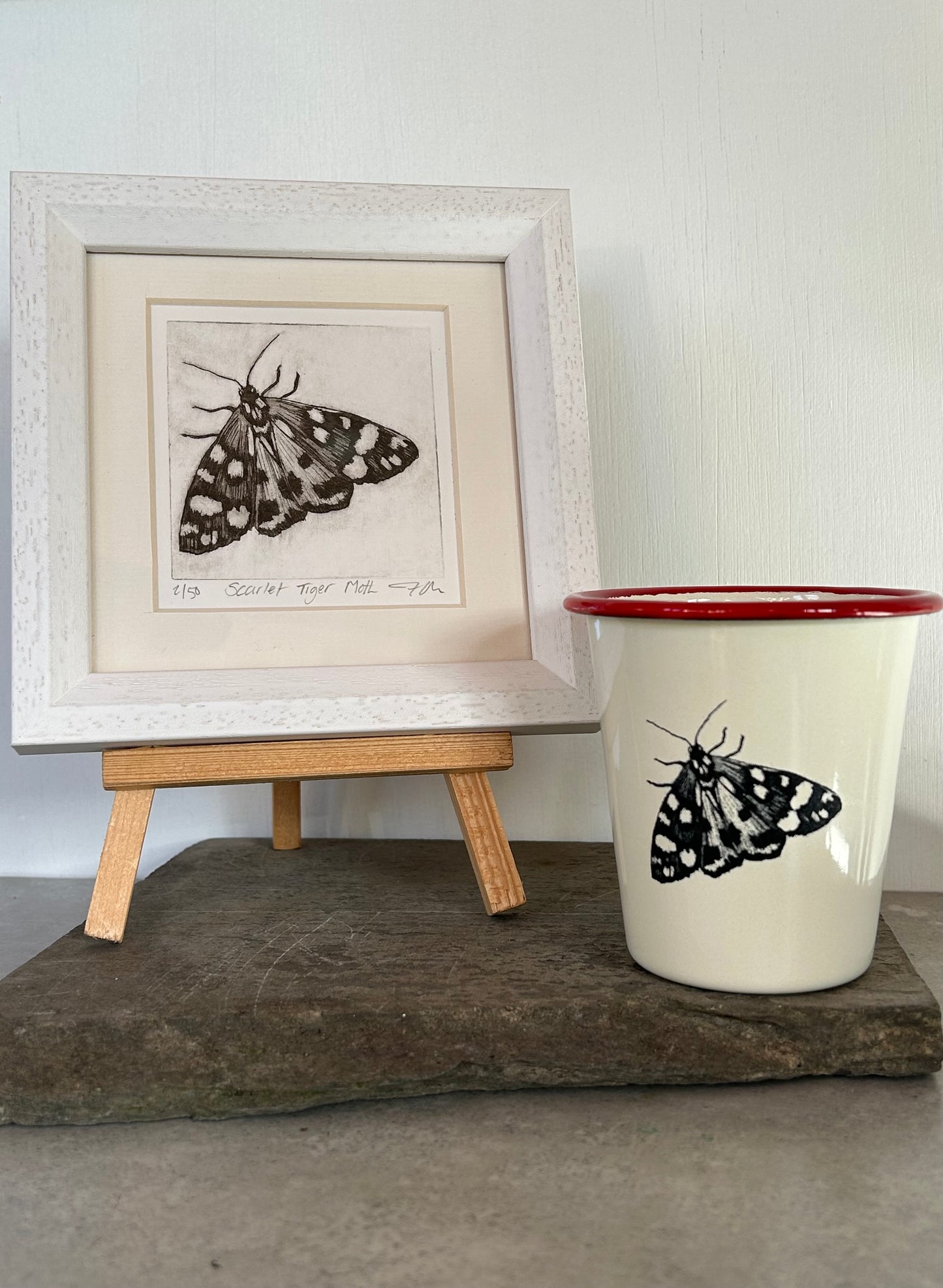 Tiger Moth Enamel Tumbler
