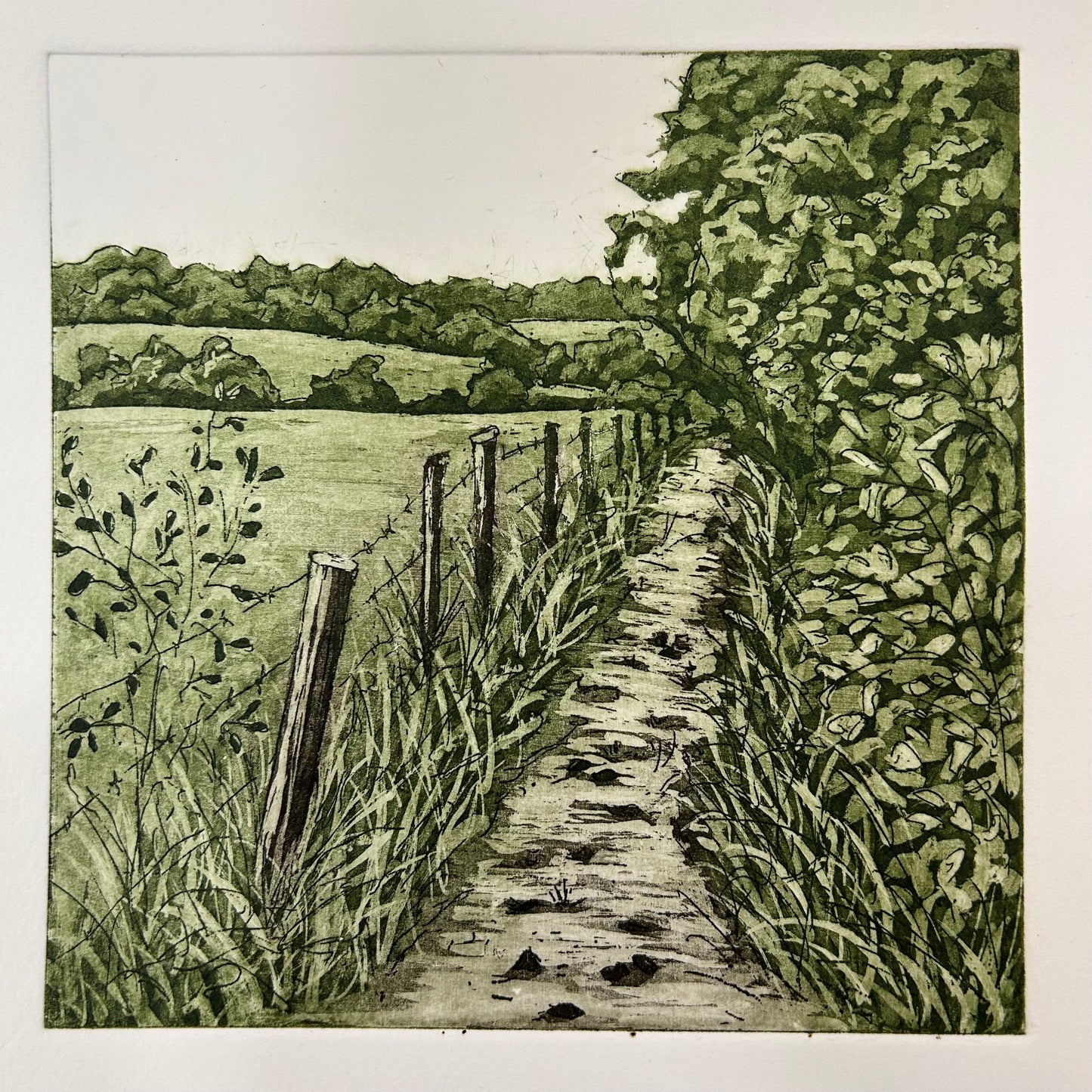 Path to Rotten Hill - Etching
