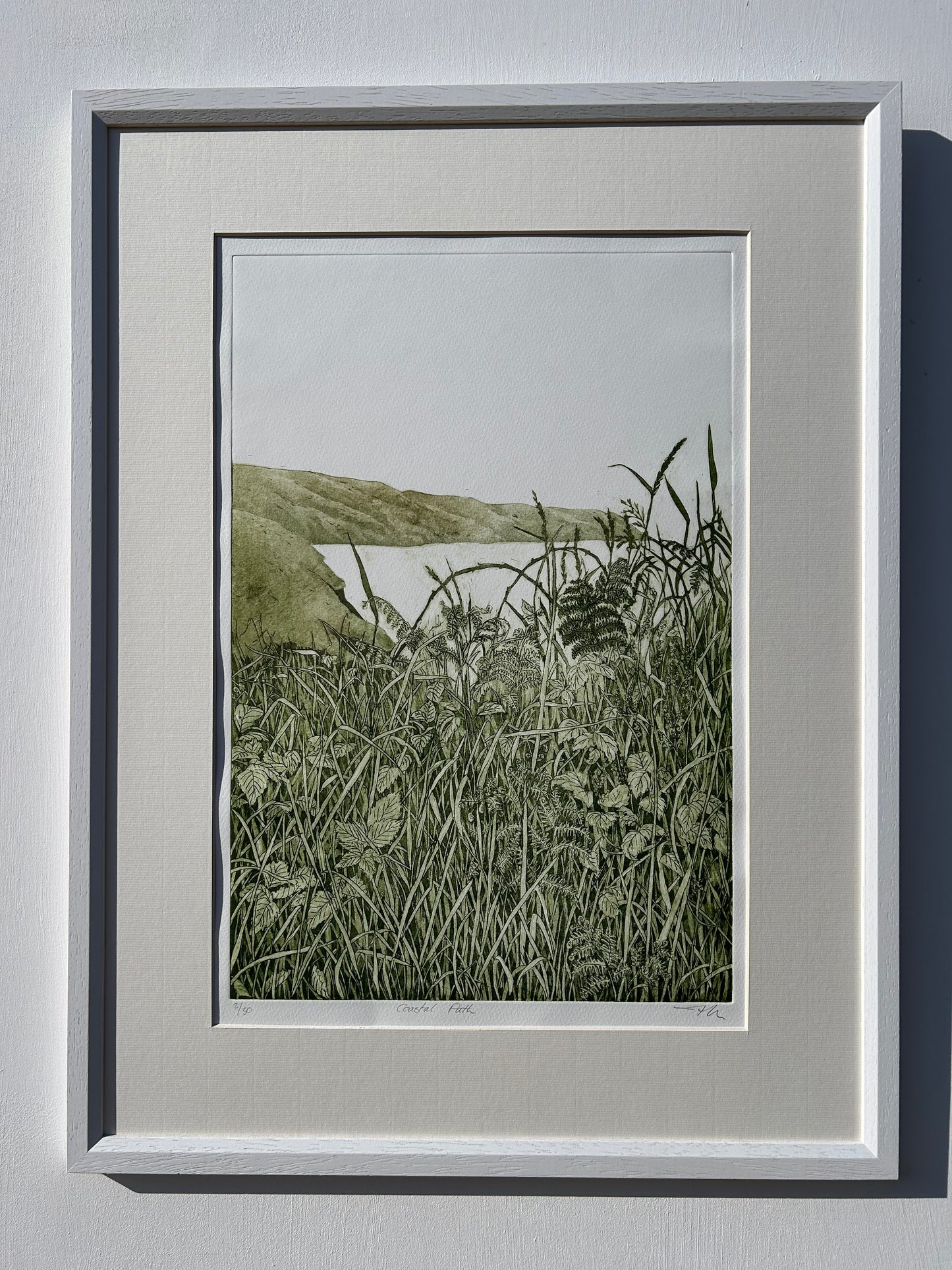 Coastal Path - Etching