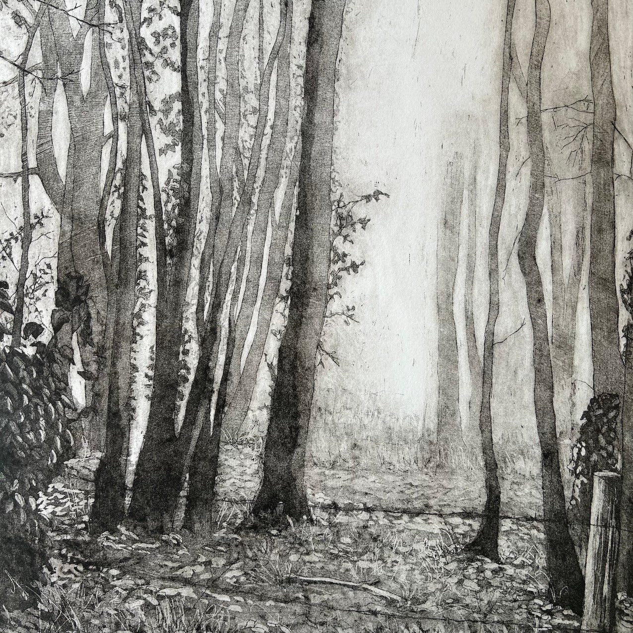 Into the Woods - Etching