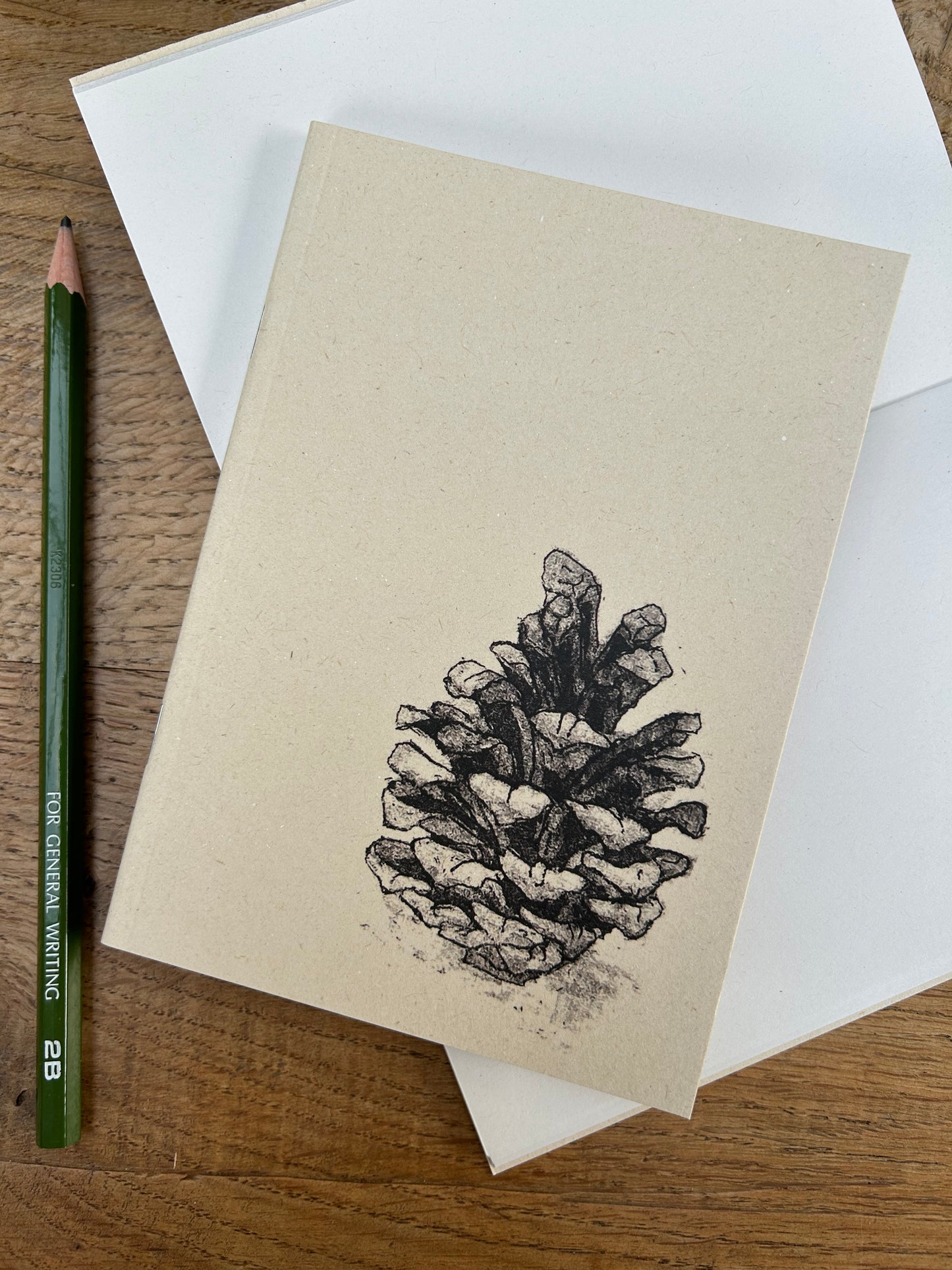 Sketchbook/notebook A6 Pinecone design