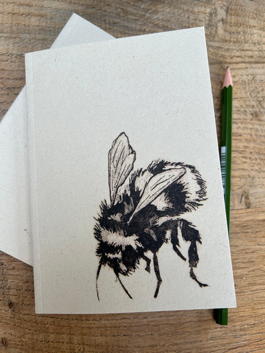 Sketchbook/notebook A6 Bee design