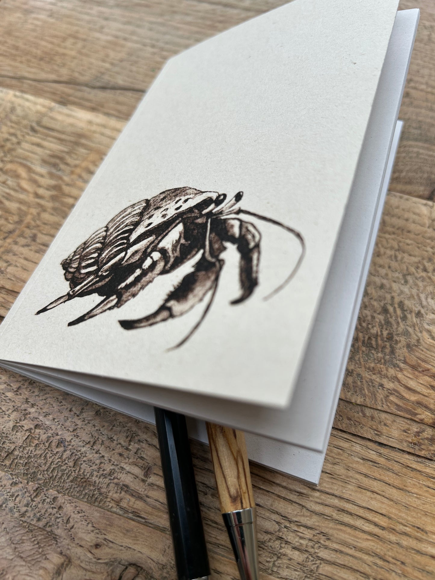 Sketchbook/notebook A6 Hermit Crab design