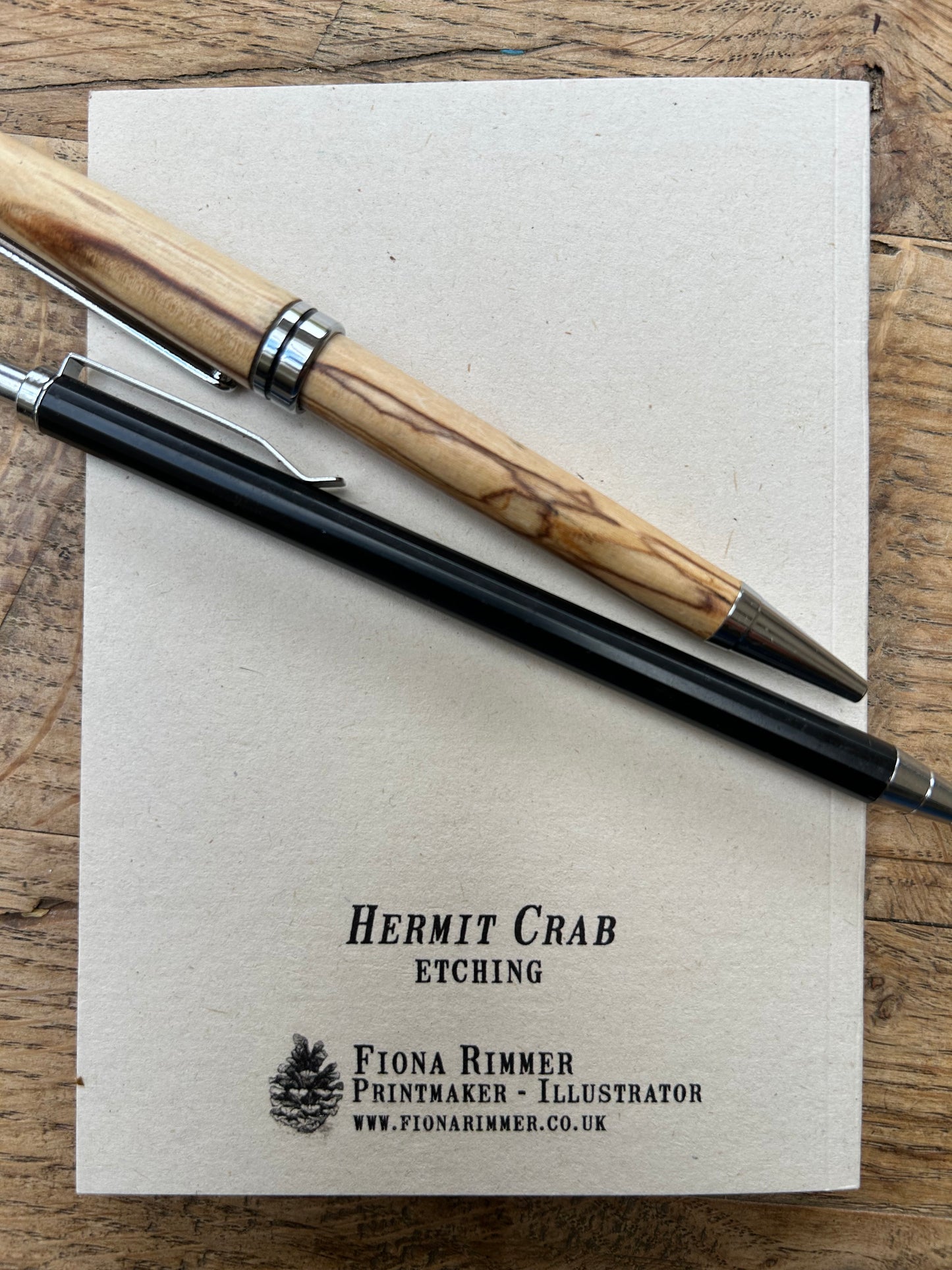 Sketchbook/notebook A6 Hermit Crab design