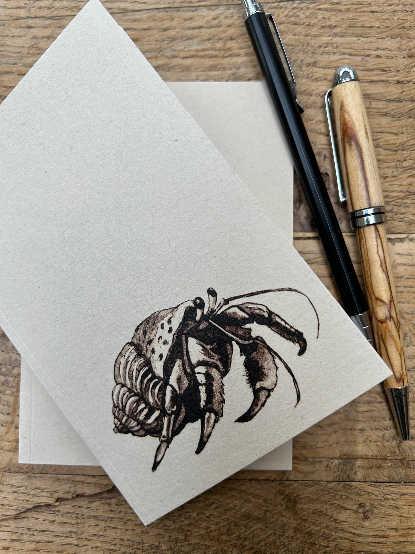 Sketchbook/notebook A6 Hermit Crab design