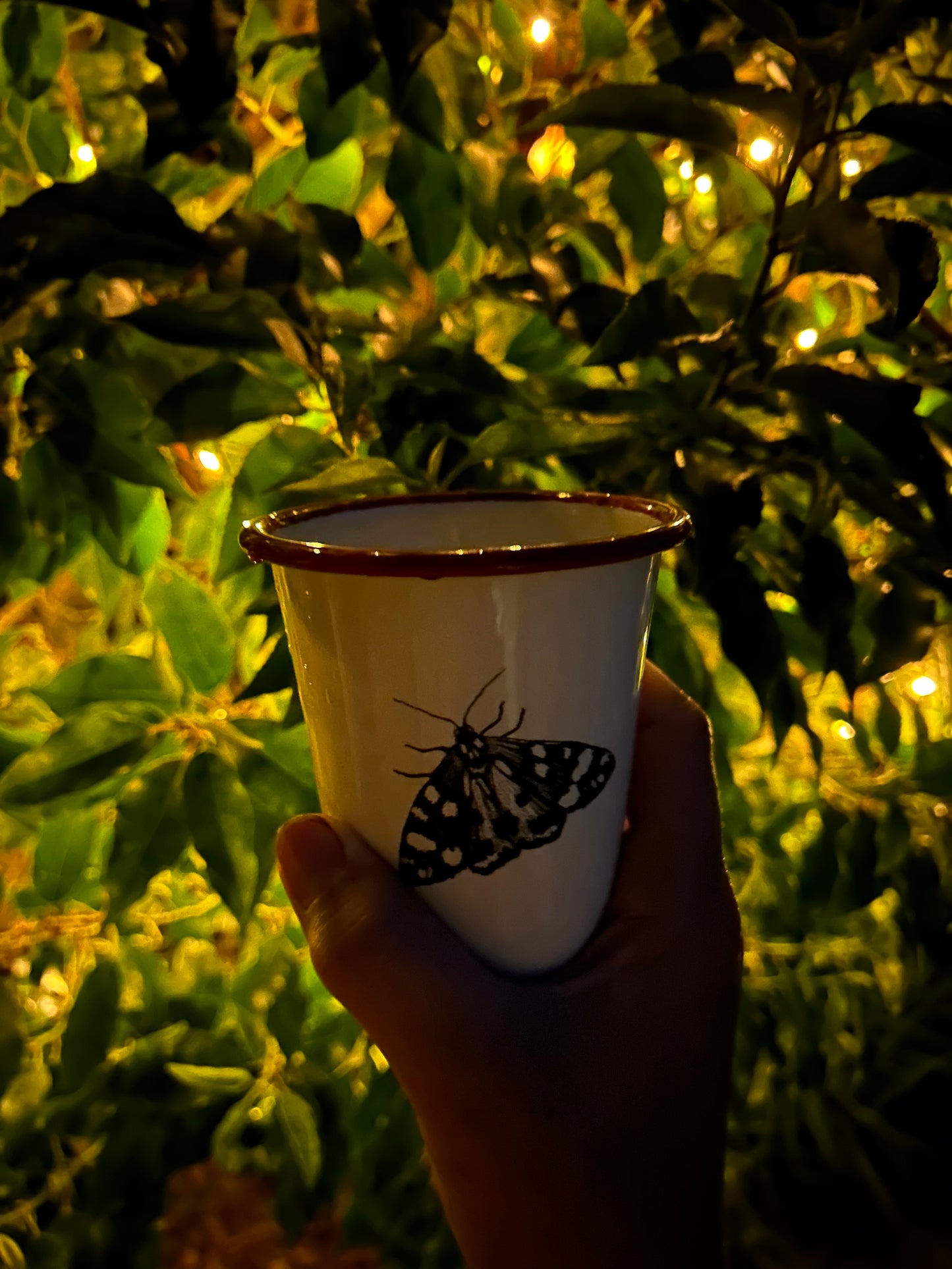 Tiger Moth Enamelware Tumbler