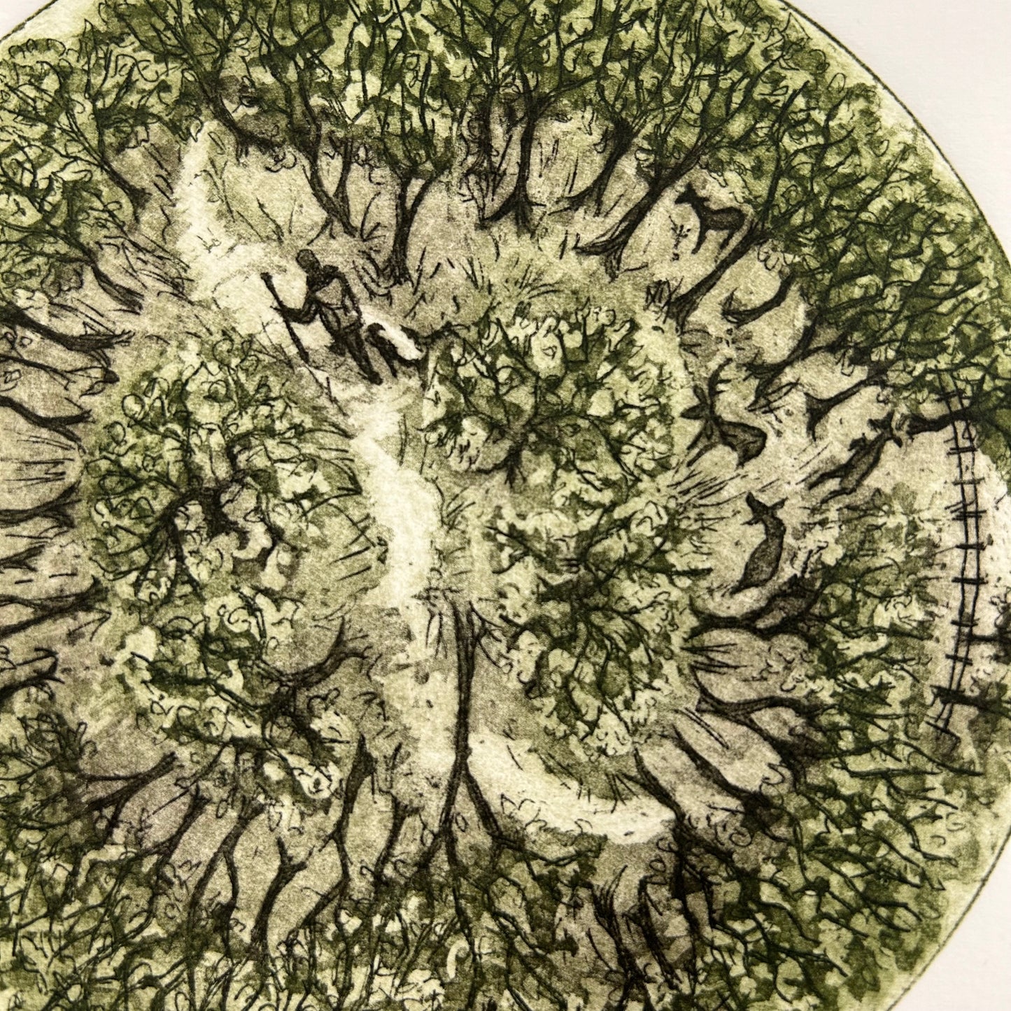 Journey Through the woods II, Etching