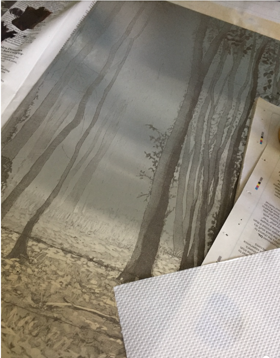 Into the Woods - Etching